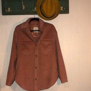 Abercrombie and Fitch dusty rose shacket. Size medium.